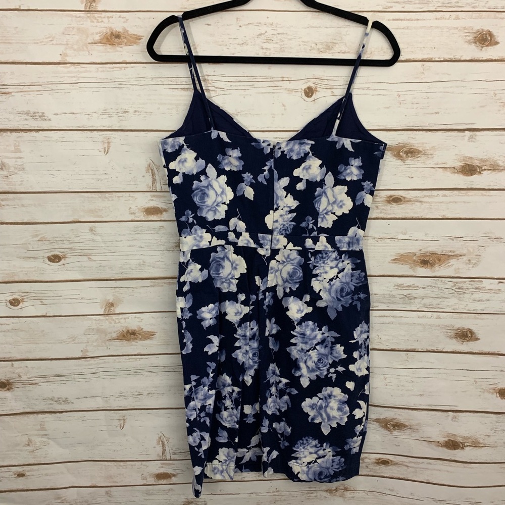 Joie Orchard Floral Blue Spaghetti Tank Dress - Picture 4 of 7